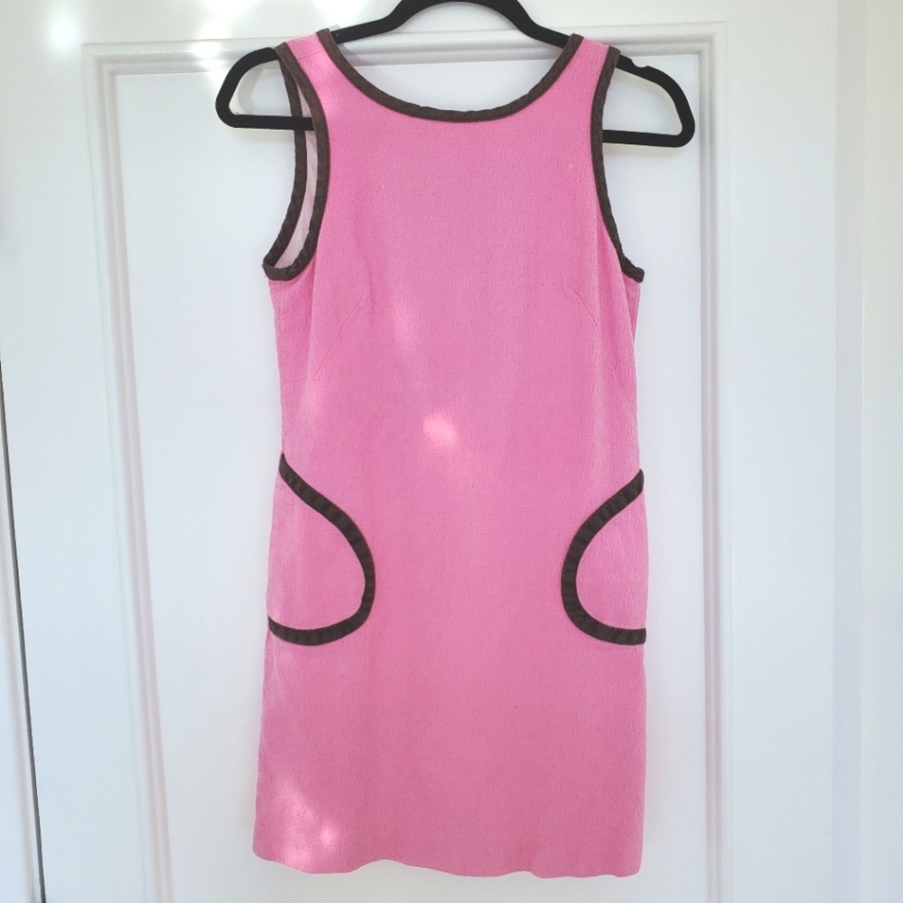 Milly baby pink short mini dress
